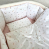 Комплект в кроватку Perina Sleepy 6 предметов Сатин Premium 100*70 см КПП6.100 (Розовый)